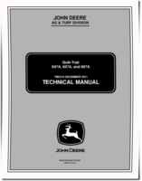 John Deere Quik-Trak 647A, 657A and 667A Stand-On Mowers Technical Manual (TM2310)