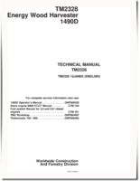 John Deere 1490D Energy Wood Harvesters Technical Manual (TM2328F)