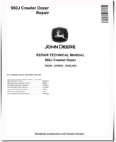 John Deere 950J Crawler Dozers Repair Manual (TM2364)