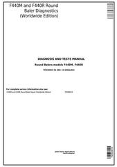 TM300819 - John Deere F440M, F440R Hay and Forage Round Baler Diagnostics and Tests Service Manual