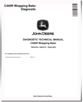 John Deere C440R Wrapping Balers Diagnostic Manual (TM301019)