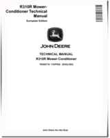 John Deere R310R Mower-Conditioners (Europe) Technical Manual (TM302719)