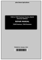 TM400319 - John Deere 7430 & 7530 Premium (North American Edition) Tractors Service Repair Manual