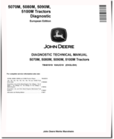 John Deere 5070M, 5080M, 5090M and 5100M Tractors (European Edition) Diagnostic Manual (TM401919)