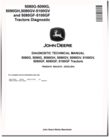 John Deere 5080G, 5080GF, 5080GV, 5090G, 5090GF, 5090GH, 5090GV, 5100GF and 5100GV Tractors Diagnostic Manual (TM402419)