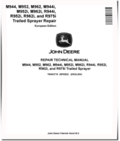John Deere R944i, R952i, R962i, R975i, M944, M944i, M952, M952i, M962, M962i Trailed Sprayers (European Edition) Repair Manual (TM403719)