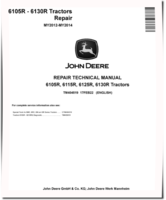 John Deere 6105R, 6115R, 6125R and 6130R Tractors (MY12-14) Repair Manual (TM404519)