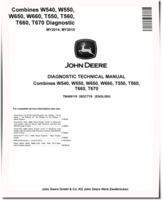 John Deere T550, T560, T660, T670, W540, W550, W650 and W660 (MY2014-2015) Combines Diagnostic Manual (TM406119)