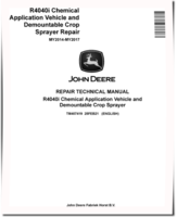 John Deere R4040i Chemical Application Vehicle and Demountable Crop Sprayer (MY14-17) Repair Manual (TM407419)