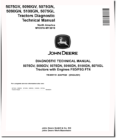 John Deere 5075GL, 5075GN, 5075GV, 5090GN, 5090GV and 5100GN Tractors (North America, MY16-19) Diagnostic Manual (TM409119)