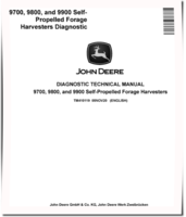 John Deere 9700, 9800 and 9900 Self-Propelled Forage Harvesters Diagnostic Manual (TM410119)