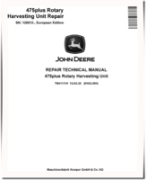 John Deere 475 plus (SN from 128912) Harvesting Units (Europe) Repair Manual (TM411319)