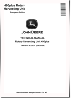 John Deere 490plus Rotary Harvesting Units (European Edition) Technical Manual (TM411519)