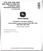 John Deere 8100, 8200, 8300, 8400, 8500, 8600 and 9600 Self-Propelled Forage Harvesters (SN: 621000-622999) Diagnostic Manual (TM414419)