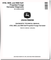 John Deere 9700, 9800 and 9900 Self-Propelled Forage Harvesters (SN: 623000-624999) Diagnostic Manual (TM416119)