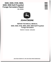 John Deere 8100, 8200, 8300, 8400, 8500 and 8600 Self-Propelled Forage Harvesters (SN. from 623000) Repair Manual (TM416319)