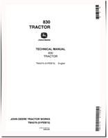 John Deere 830 Utility Tractors Technical Manual (TM4279)