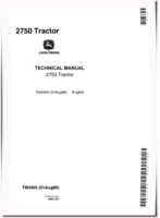 John Deere 2750 Tractors Technical Manual (TM4405)