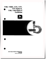 John Deere 1166, 1169H, 1174, 1177, 1177 Hydro/4, 1188 and 1188 Hydro/4 Combines (Europe) Technical Manual (TM4452)