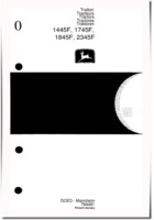 John Deere 1445F, 1745F, 1845F and 2345F Tractors Technical Manual (TM4481)