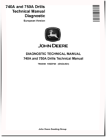 John Deere 740A and 750A Grain Drills (European Edition) Diagnostic Manual (TM4590)
