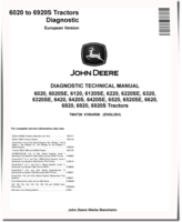 John Deere 6020, 6020SE, 6120, 6120SE, 6220, 6220SE, 6320, 6320SE, 6420, 6420S, 6420SE, 6520, 6520SE, 6620, 6820, 6920 and 6920S Tractors (European Edition) Diagnostic Manual (TM4726)