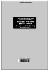 TM605919 - John Deere 7425, 7525, 6140J, 6155J, 6155JH Tractors Diagnosis and Tests Service Manual