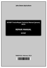 TM607619 - John Deere 5076EF Tractors Service Repair Technical Manual