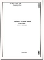 John Deere 5076EF Tractors Diagnostic Manual (TM607719)