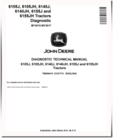 John Deere 6105J, 6105JH, 6140J, 6140JH, 6155J and 6155JH Tractors (MY15-17) Diagnostic Manual (TM609419)