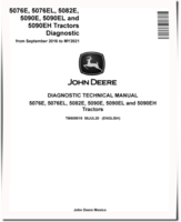 John Deere 5076E, 5076EL, 5082E, 5090E, 5090EH and 5090EL Tractors (MY16-21) Diagnostic Manual (TM609519)
