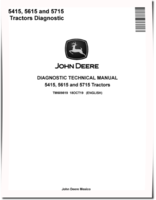 John Deere 5415, 5615 and 5715 Tractors Diagnostic Manual (TM609819)