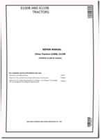 John Deere 6100B and 6110B Tractors Repair Manual (TM700019)