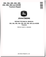 John Deere 350, 354, 400, 404, 450, 454, 480, 484 China Tractors and 4035B Tractors Repair Manual (TM701419)