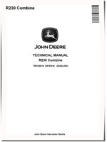 John Deere R230 Combines Technical Manual (TM702619)