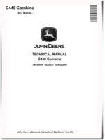 John Deere C440 (SN. from 020000) Combines Technical Manual (TM702919)