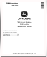John Deere C120 Combines (Asia) Technical Manual (TM703019)