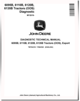 John Deere 6095B, 6110B, 6120B and 6135B OOS Series Tractors (MY2019, Export Edition) Diagnostic Manual (TM704319)
