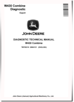 John Deere W430 (SN. from 035001) Combines (Export Edition) Diagnostic Manual (TM705319)
