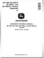 John Deere 6E-1404, 6E-1404-P, 6E-1504-L and 6E-1504-PL Tractors (Asia) Diagnostic Manual (TM706519)