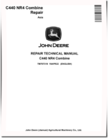 John Deere C2 400 / C440 NR4 Combines (China) Repair Manual (TM707319)