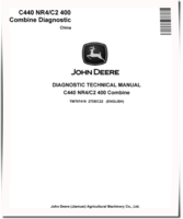 John Deere C2 400 / C440 NR4 Combines (China) Diagnostic Manual (TM707419)