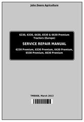 TM8008 - John Deere Tractors 6230, 6330, 6430, 6530 and 6630 Premium (European) Service Repair Manual