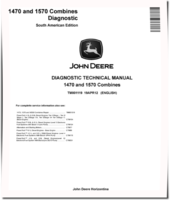 John Deere 1470 and 1570 Combines (South America) Diagnostic Manual (TM801119)