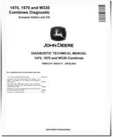 John Deere 1470, 1570 and W330 Combines (Europe and CIS) Diagnostic Manual (TM801219)