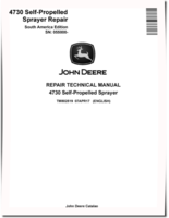 John Deere 4730 (SN. from 055000) Self-Propelled Sprayers (South America) Repair Manual (TM802519)