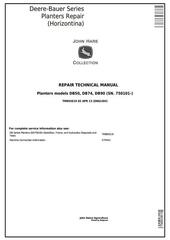 TM803619 - John Deere / Bauer DB50, DB74, DB90 (SN.750101-) Planters Service Repair Technical Manual