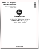 John Deere M4025 (SN: 180000-189999)  Self-Propelled Sprayers (South America) Diagnostic Manual (TM805719)