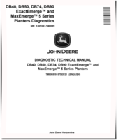 John Deere DB40, DB50, DB74 and DB90 ExactEmerge™ and MaxEmerge™ 5 Planters (South America, SN: 130100-140099) Diagnostic Manual (TM806519)