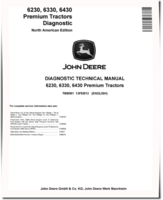 John Deere 6230 Premium, 6330 Premium and 6430 Premium Tractors (North American Edition) Diagnostic Manual (TM8081)